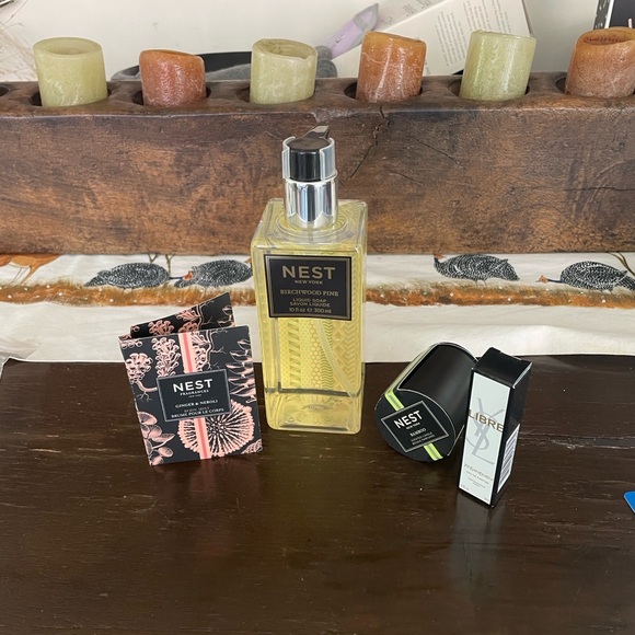 NEST,YSL Other - Nest Candle, YSL Lipstick,10oz NEST Liquid Soap NEST perfume sample